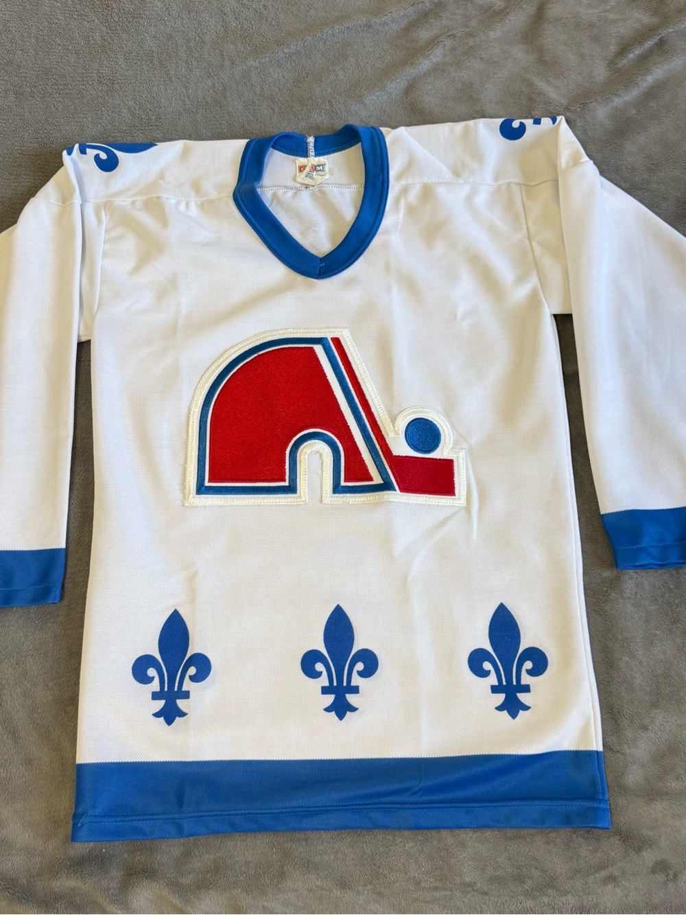 Vintage Quebec Nordiques Jersey NHL Hockey Youth XL